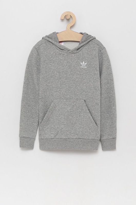 Дитяча кофта adidas Originals колір сірий з аплікацією (1652734)