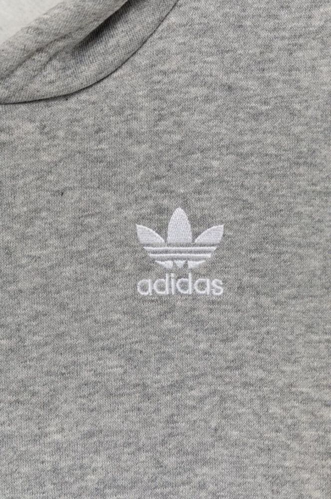 Дитяча кофта adidas Originals колір сірий з аплікацією (1652734) фото 3