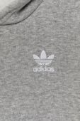 Дитяча кофта adidas Originals колір сірий з аплікацією (1652734)