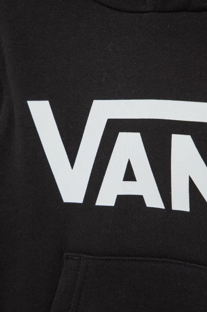 Дитяча бавовняна кофта Vans колір чорний з принтом (1587475) фото 4