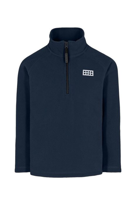 Дитяча кофта Lego Wear колір синій гладка