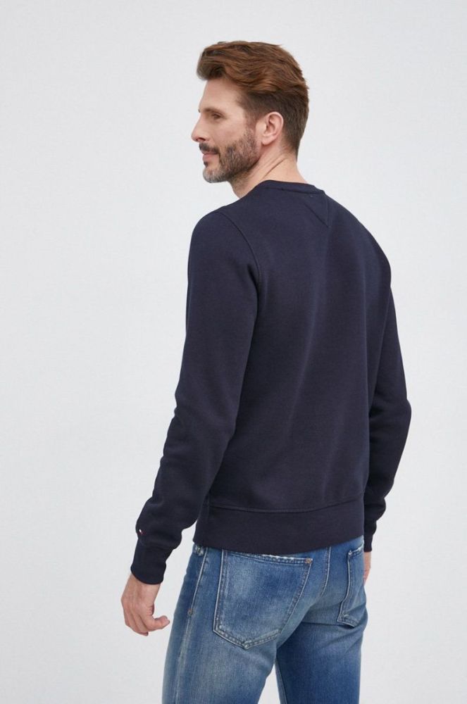 Кофта Tommy Hilfiger чоловіча колір синій з аплікацією (1890672) фото 3