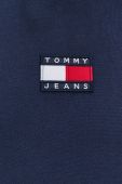 Бавовняна кофта Tommy Jeans чоловіча колір синій з аплікацією (1534375)
