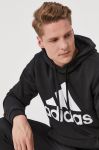 Кофта adidas чоловіча колір чорний з принтом (1445116)