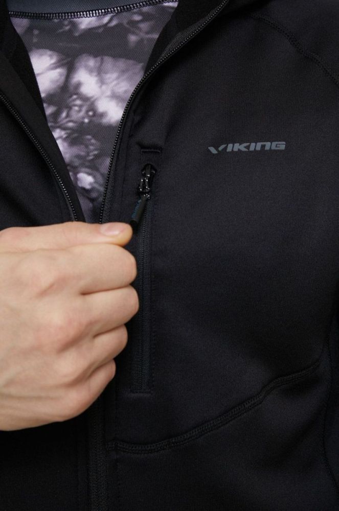 Спортивна кофта Viking Jukon чоловіча колір чорний однотонна (2026729) фото 5