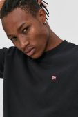 Кофта Napapijri чоловіча колір чорний гладка (1669904)