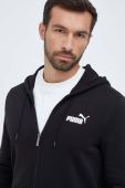 Кофта Puma чоловіча колір чорний з капюшоном однотонна (3456442)