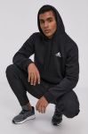 Кофта adidas чоловіча колір чорний гладка Кофта adidas чоловіча колір чорний гладка