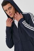 Кофта adidas чоловіча колір синій гладка (1668572)