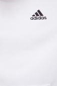 Кофта adidas чоловіча колір білий гладка