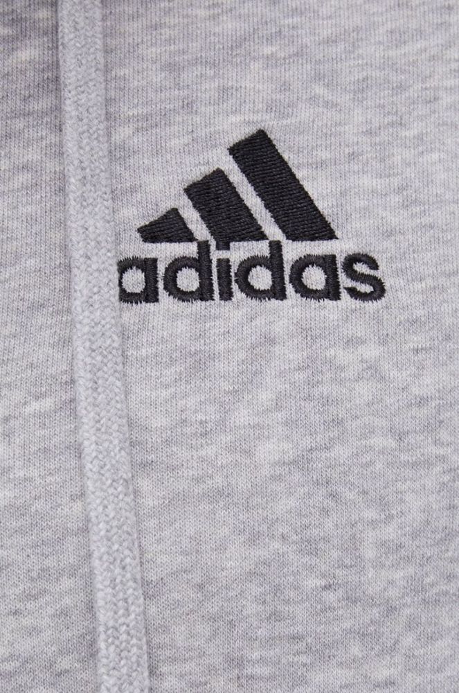 Кофта adidas чоловіча колір сірий з аплікацією (1842714) фото 5