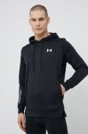 Кофта Under Armour 1366259 чоловіча колір чорний гладка 1366259-001