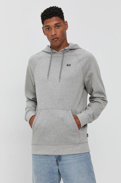 Кофта Vans чоловіча колір сірий гладка VN0A49SNZ7X1-HEATHER