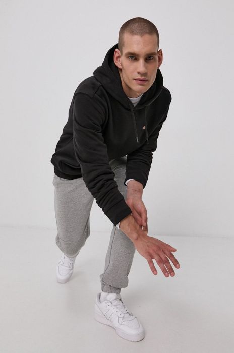 Кофта Dickies чоловіча колір чорний гладка DK0A4XCDBLK-BLACK