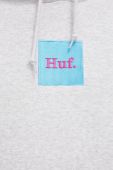 Кофта HUF чоловіча колір сірий з аплікацією (1873539)