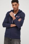 Кофта HUF чоловіча колір синій з аплікацією Кофта HUF чоловіча колір синій з аплікацією