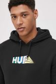 Кофта HUF чоловіча колір чорний з аплікацією (2006448)