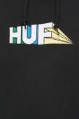 Кофта HUF чоловіча колір чорний з аплікацією (2006448)