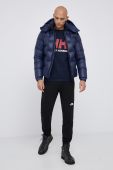 Бавовняна кофта Helly Hansen чоловіча колір синій однотонна 34000-597