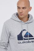 Кофта Quiksilver чоловіча колір сірий з принтом (1842752)