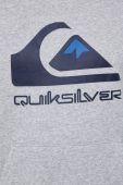 Кофта Quiksilver чоловіча колір сірий з принтом (1842752)