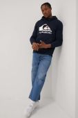 Кофта Quiksilver чоловіча колір синій з принтом