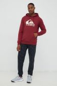 Кофта Quiksilver чоловіча колір червоний з принтом