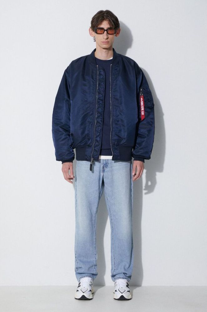 Кофта Ellesse чоловіча колір синій візерунок SHS08784-011 фото 2