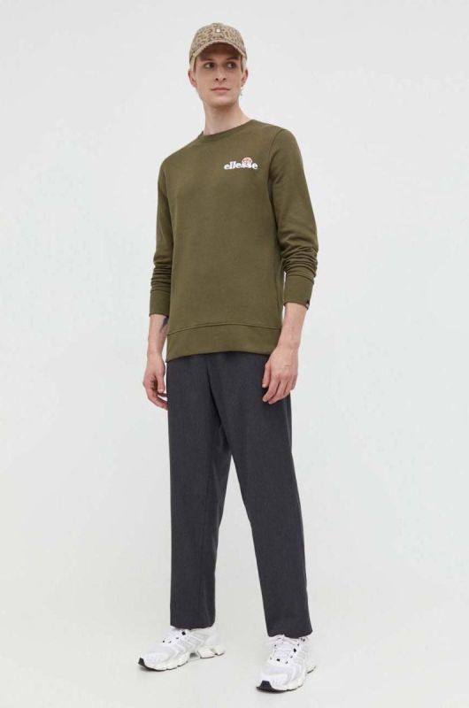 Кофта Ellesse чоловіча колір чорний візерунок SHS08784-011 фото 2