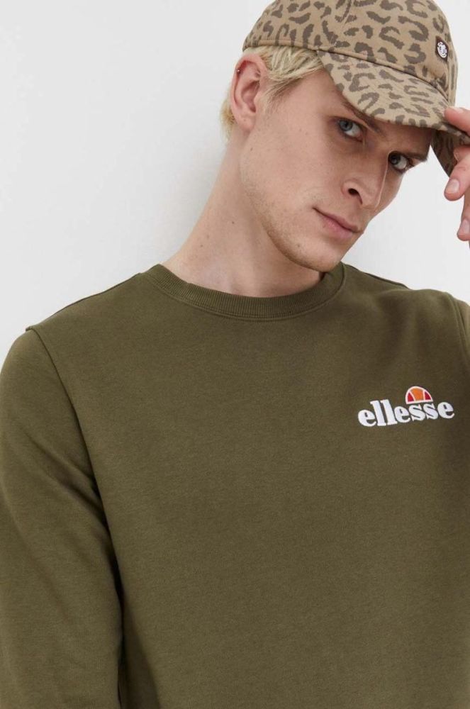 Кофта Ellesse чоловіча колір чорний візерунок SHS08784-011 фото 4