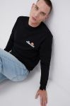 Кофта Ellesse чоловіча колір чорний з аплікацією SHS08784-011