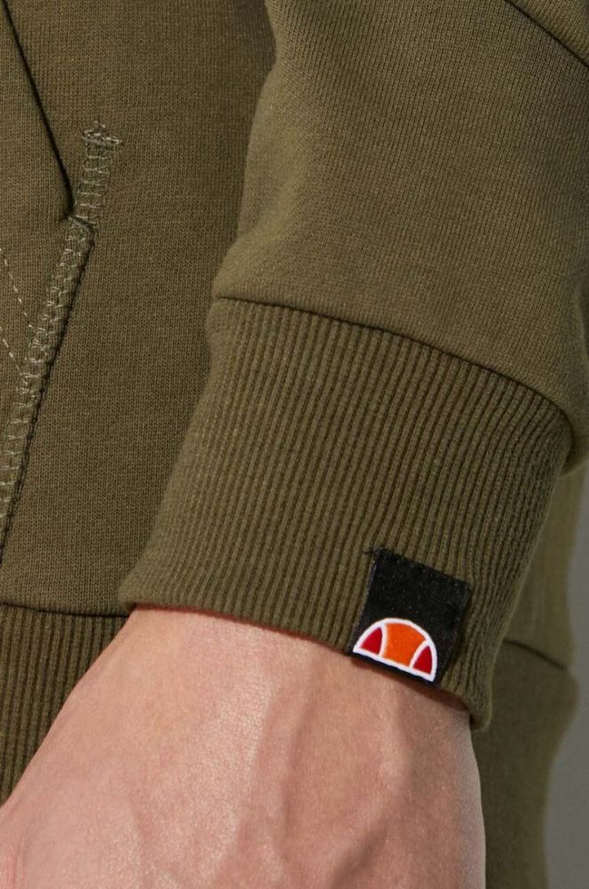 Кофта Ellesse чоловіча колір сірий з капюшоном з аплікацією SHS08782-112 фото 6