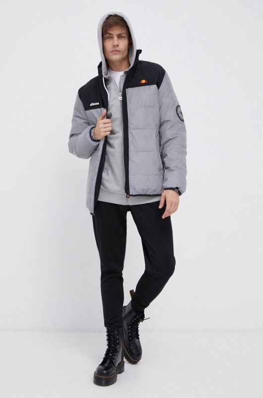 Кофта Ellesse чоловіча колір сірий з аплікацією SHS08782-112 фото 2