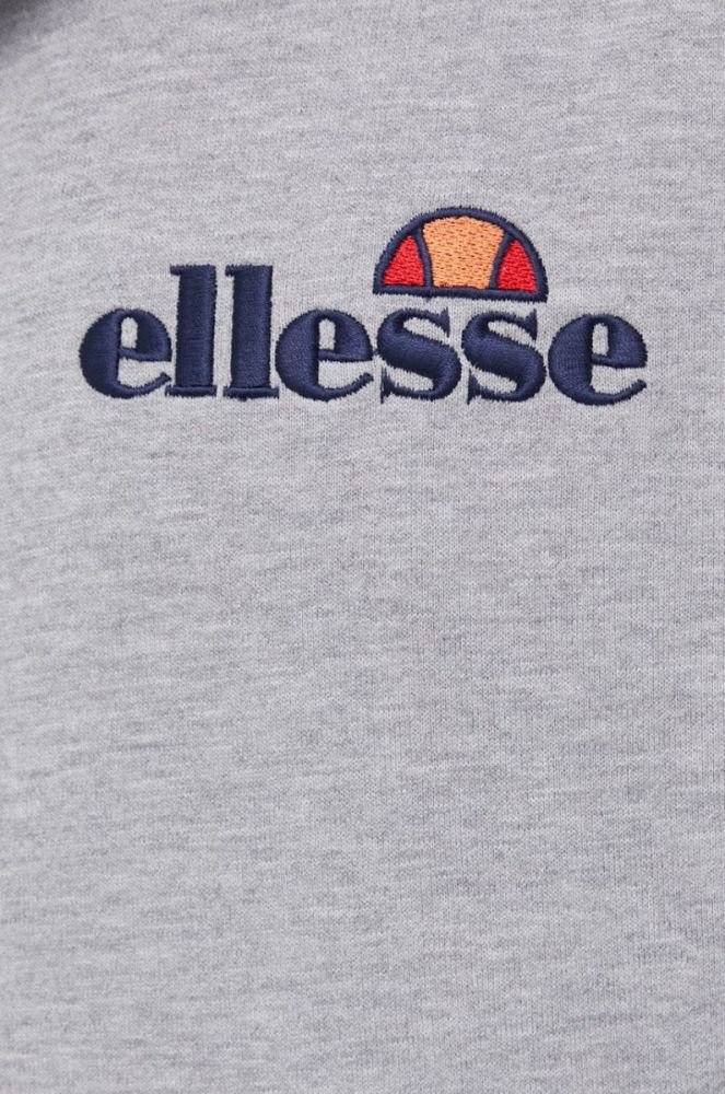 Кофта Ellesse чоловіча колір сірий з аплікацією SHS08782-112 фото 6