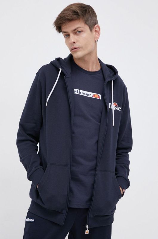 Кофта Ellesse чоловіча колір синій з аплікацією SHS08782-112 фото 2