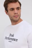 Кофта Peak Performance чоловіча колір білий меланж