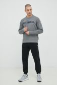 Кофта Rossignol чоловіча колір сірий з принтом (2747764)