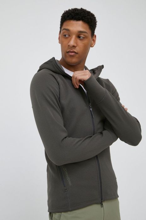 Спортивна кофта Houdini Mono Air чоловіча колір зелений однотонна