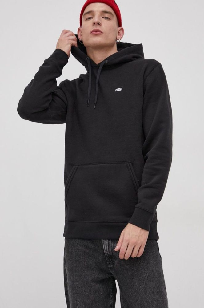 Кофта Vans чоловіча колір чорний з аплікацією VN0A4OOOBLK1-Black фото 4