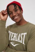 Кофта Everlast чоловіча колір зелений з принтом
