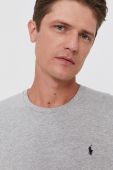 Лонгслів Polo Ralph Lauren чоловічий колір сірий гладкий (1632220)