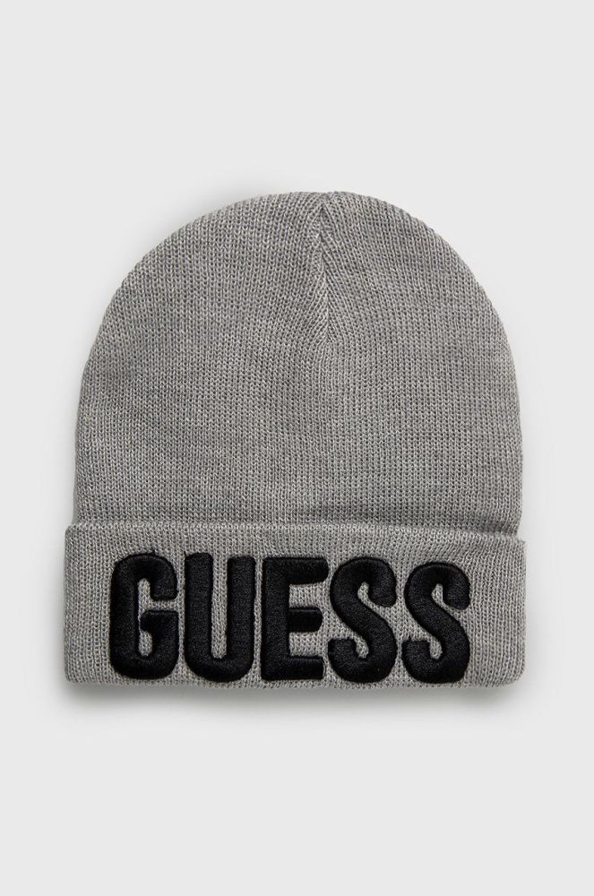 Дитяча шапка Guess колір сірий (1896540)