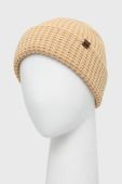 Шапка Billabong колір бежевий з товстого трикотажу (1778545)