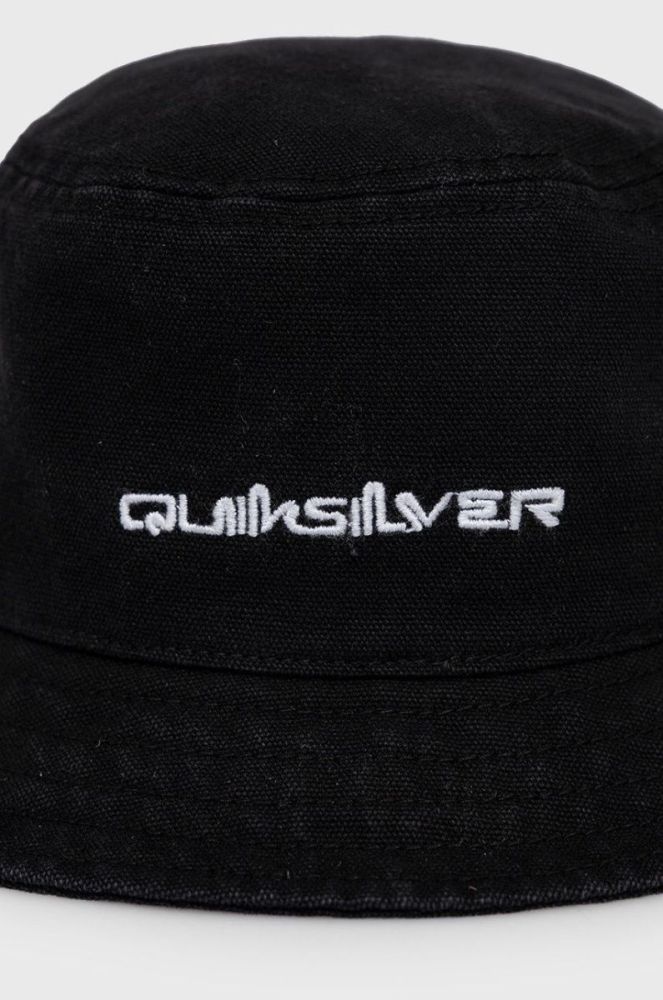 Бавовняний капелюх Quiksilver колір чорний з бавовни (1637538) фото 2