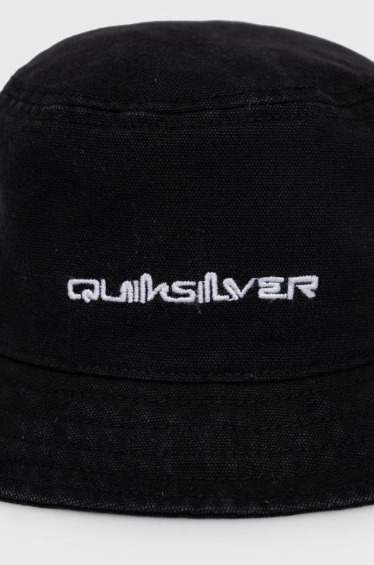 Бавовняний капелюх Quiksilver колір чорний з бавовни (1637538) фото 2