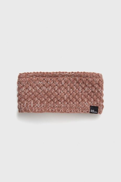 Пов'язка Jack Wolfskin колір рожевий Пов'язка Jack Wolfskin колір рожевий