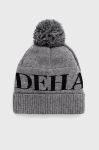 Шапка Deha колір сірий з товстого трикотажу (1727897) Шапка Deha колір сірий з товстого трикотажу (1727897)