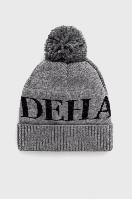 Шапка Deha колір сірий з товстого трикотажу (1727897) Шапка Deha колір сірий з товстого трикотажу (1727897)