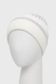 Шапка Deha колір білий з товстого трикотажу