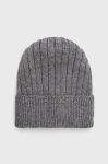 Шапка Deha колір сірий з товстого трикотажу (1727899) Шапка Deha колір сірий з товстого трикотажу (1727899)